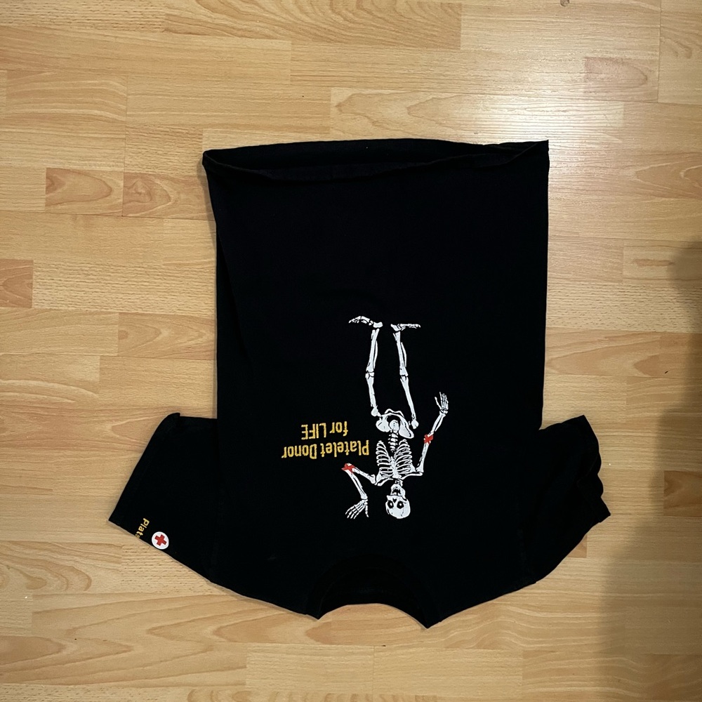 Black Skeleton Graphic T-Shirt